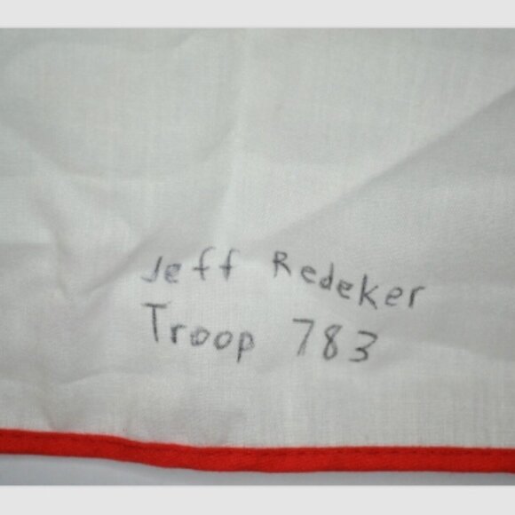 Pair Vintage Scout Neckerchiefs National Jamboree 1981 Virginia Uniform Souvenir - Picture 6 of 6